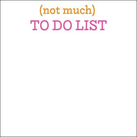 (not much) TO DO LIST Notepad & Holder