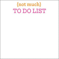 (not much) TO DO LIST Notepad & Holder
