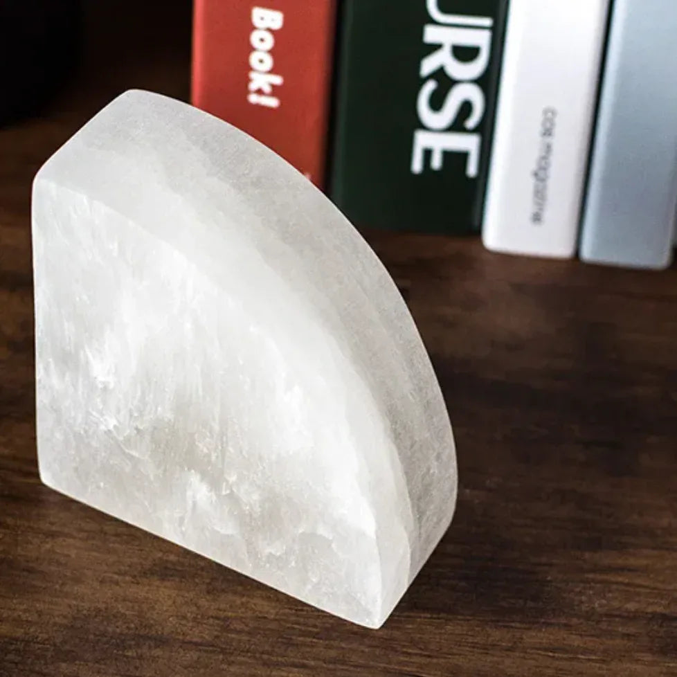 White Onyx Bookend