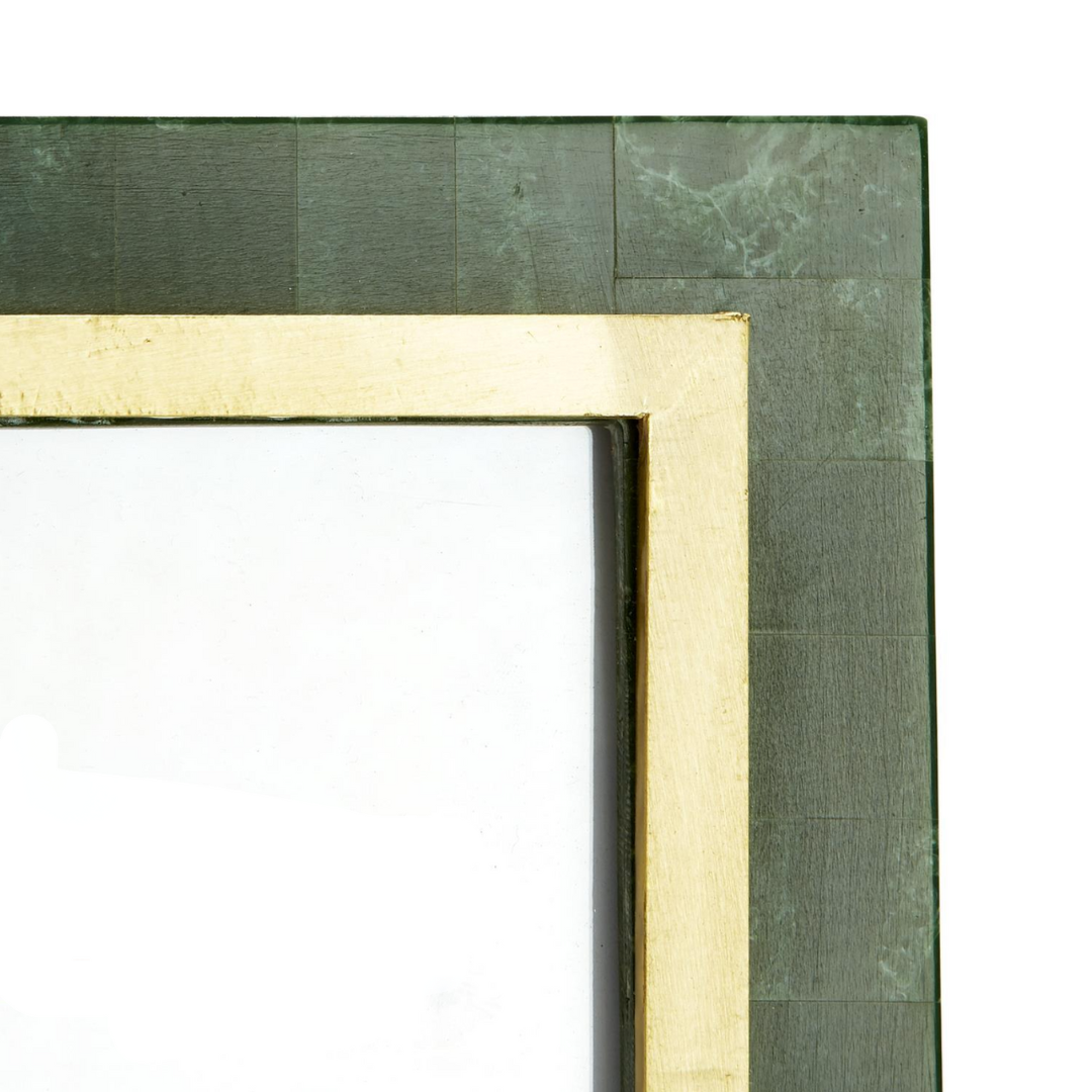 Aventurine Green and Gold Frame