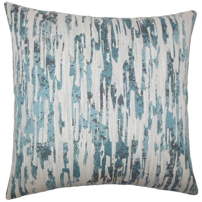 Brushstroke Pillow 22" x 22" River Pillows