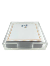 Notepad in Acrylic Holder, Mahjong 2