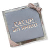 Acrylic Cocktail Napkin Hostess Set Eat up Cocktail Napkins