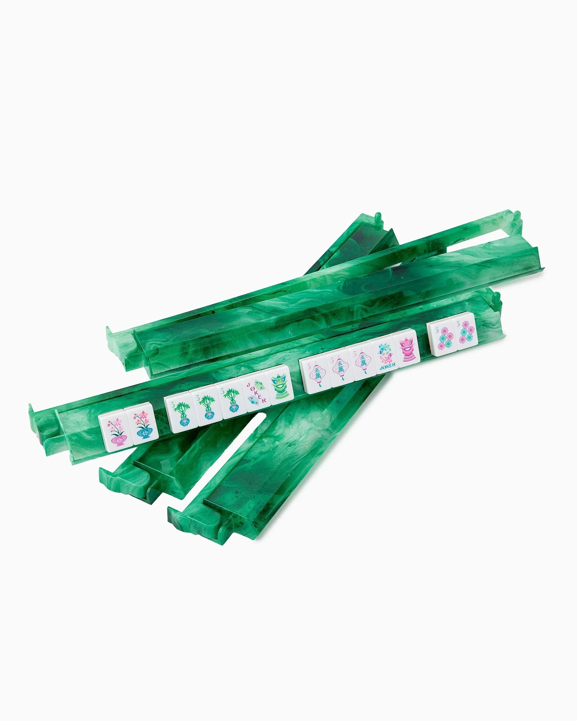 Acrylic Rack & Pusher Set Games - Oh My Mahjong