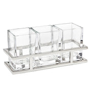 Fara Flatware Caddy Silver Flatware Caddy