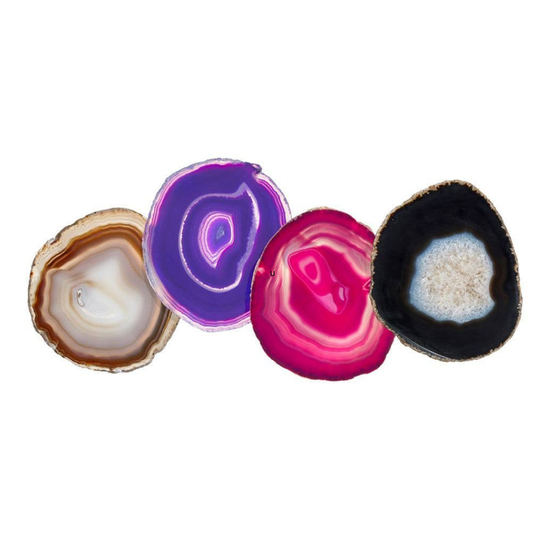 Pedra Gemstone Agate Coasters