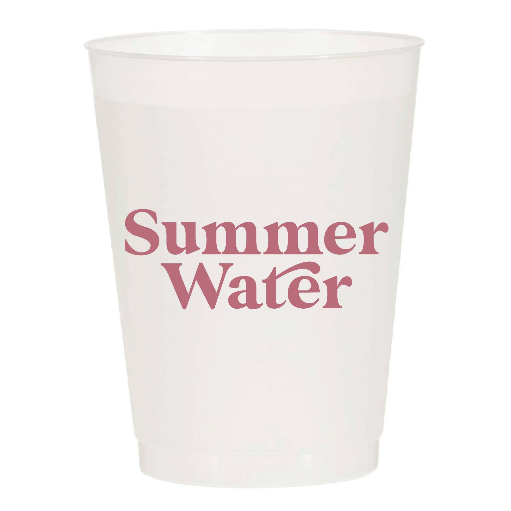 Summer Water Frosted Cups - Summer