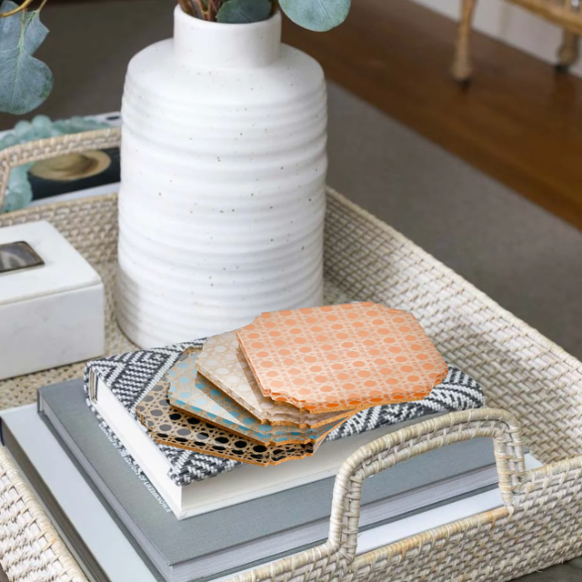 Rattan Coaster Set S/4