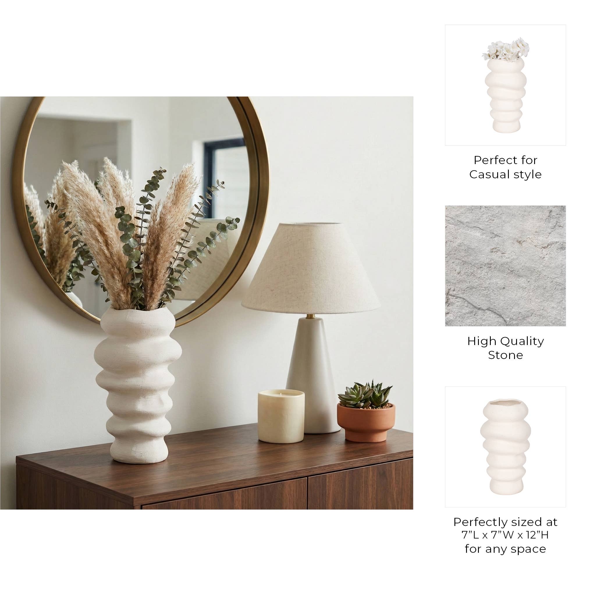 Jurgen Ripple Vase