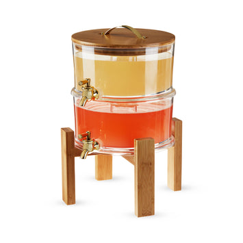Double Drink Dispenser w/ Collapsable Stand Barware/Gifts