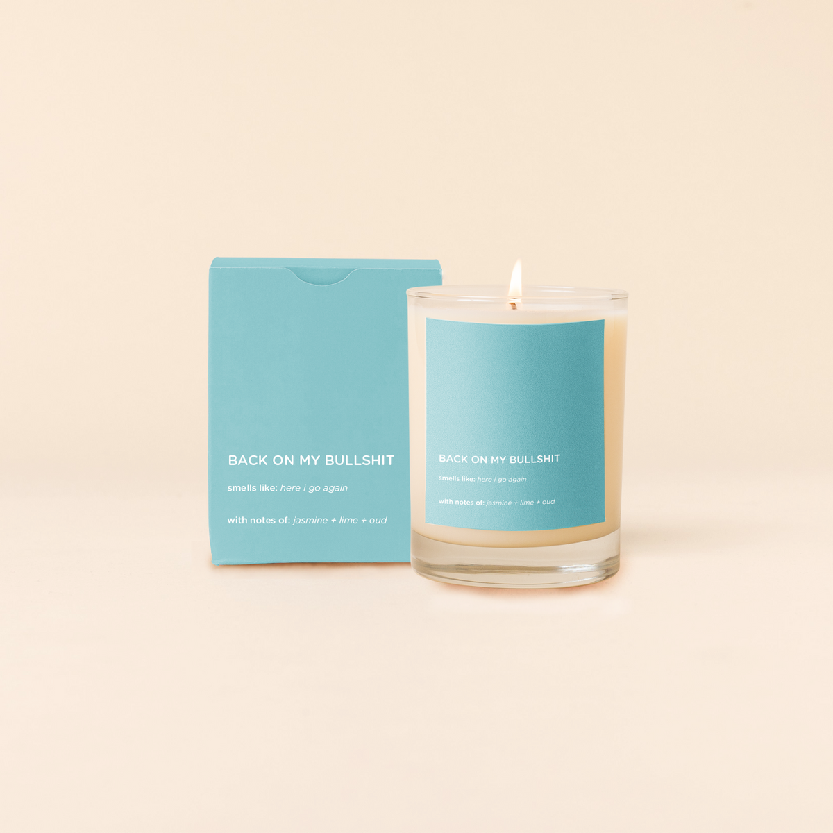 Candle Rocks Glass - Life