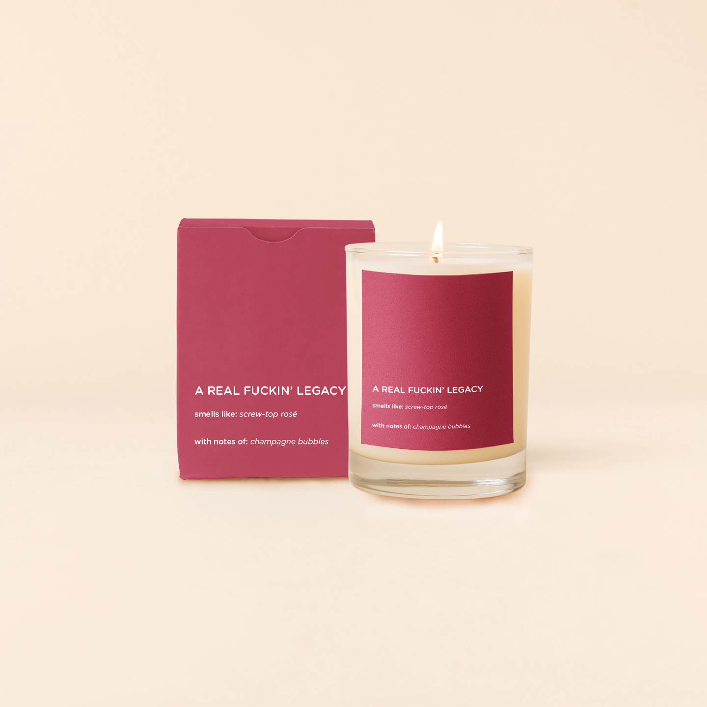 Candle Rocks Glass - Life