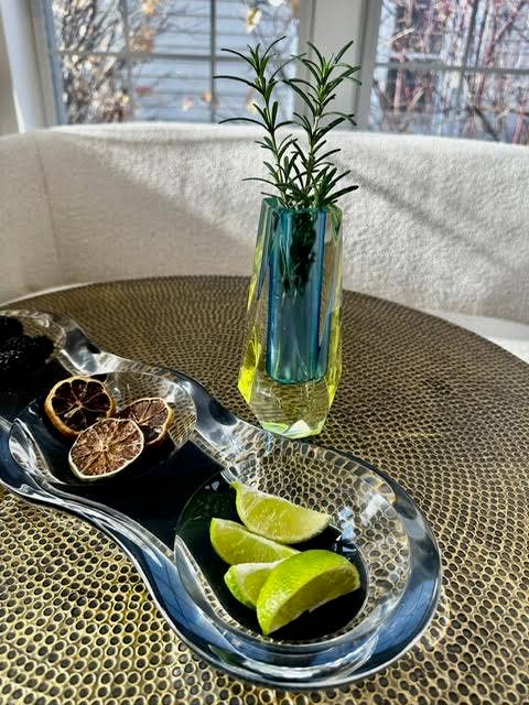 Graze Acrylic Bowl, Slate