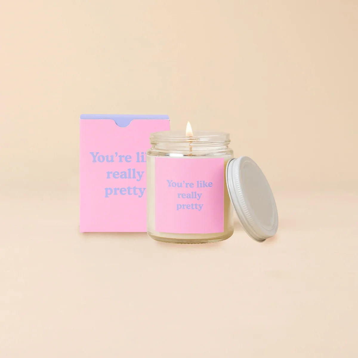 Candle Jar w/Lid Candleholder