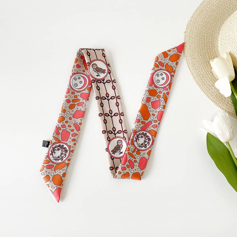 Versatile Printed Scarf Headband Fashion Accessory