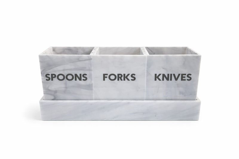 Cutlery Caddy, Marble