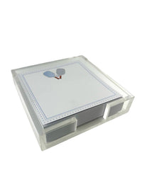 Notepad in Acrylic Holder, Pickleball