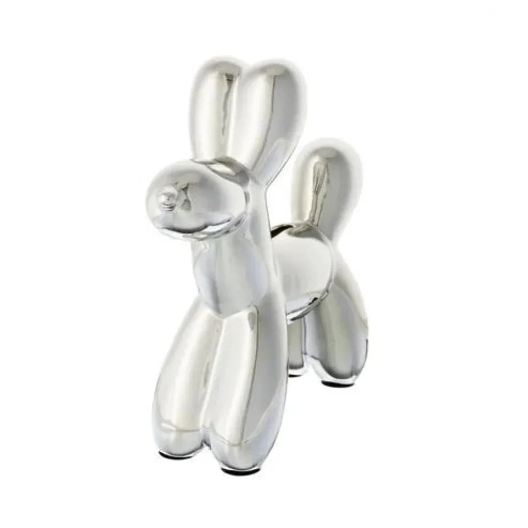 Balloon Dog 8.5 X 8.5 Silver Decorative Objects