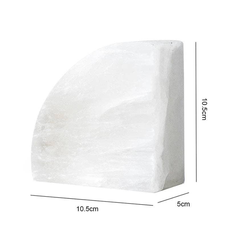 White Onyx Bookend
