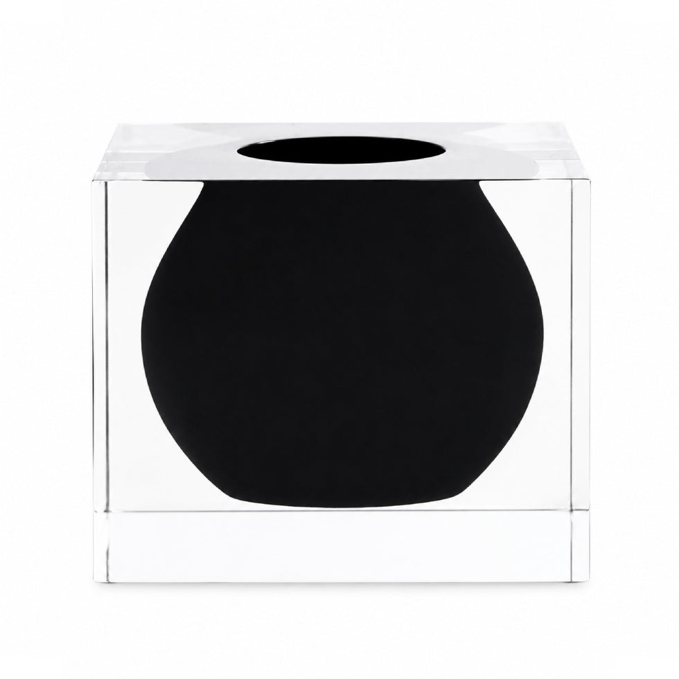 Black Pod Resin Bud Vase