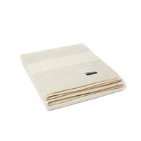 Mason stripped throw ivory striped. 