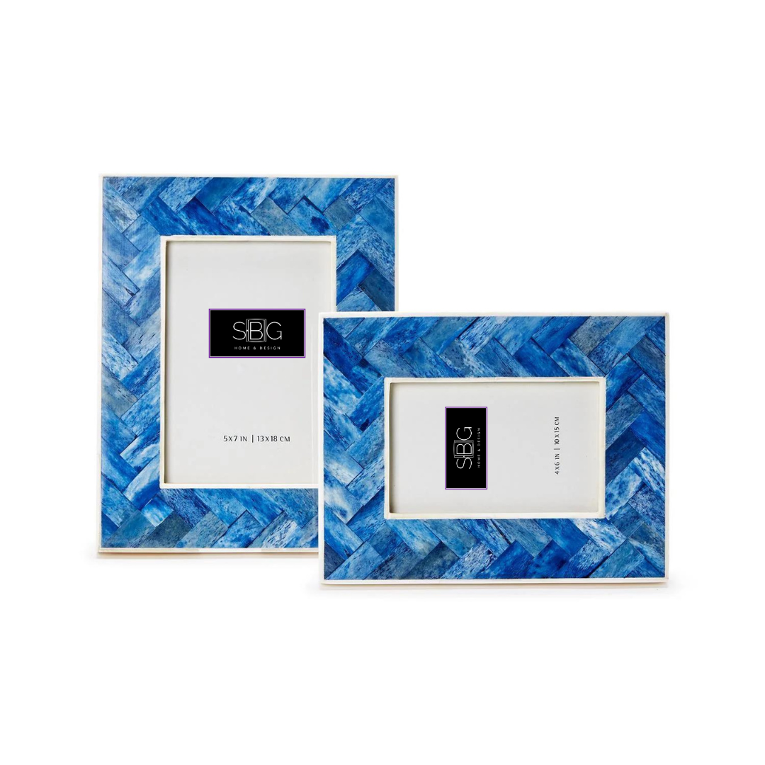 Blue Chevron Frame