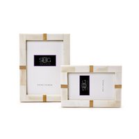 Bone & Brass Photo Frame