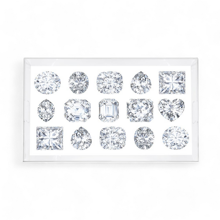 Bougie Diamonds Ice Acrylic Vanity Tray