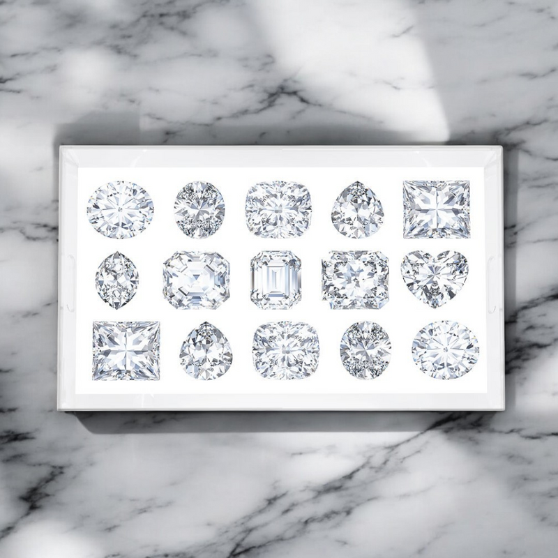 Bougie Diamonds Ice Acrylic Vanity Tray