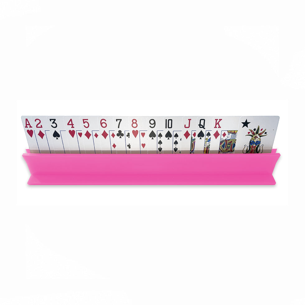 Bright Pink Card Rack
