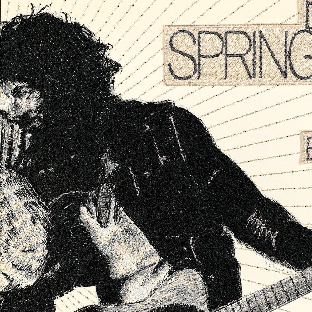 Bruce Springsteen, Born to Run Embroidered Artwork Art