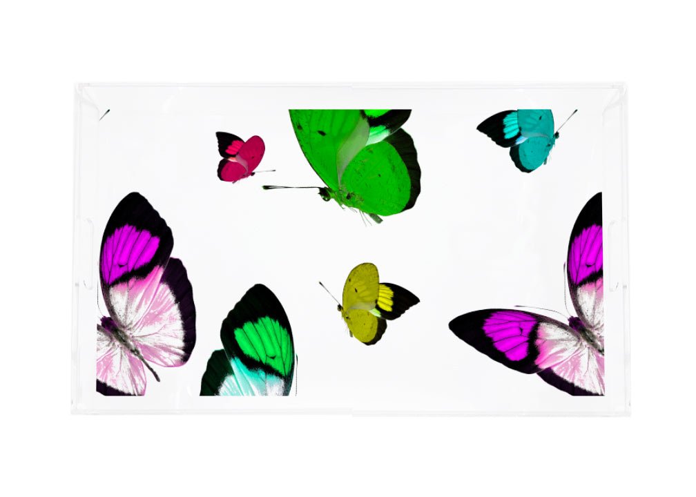 Butterflies Acrylic Vanity Tray