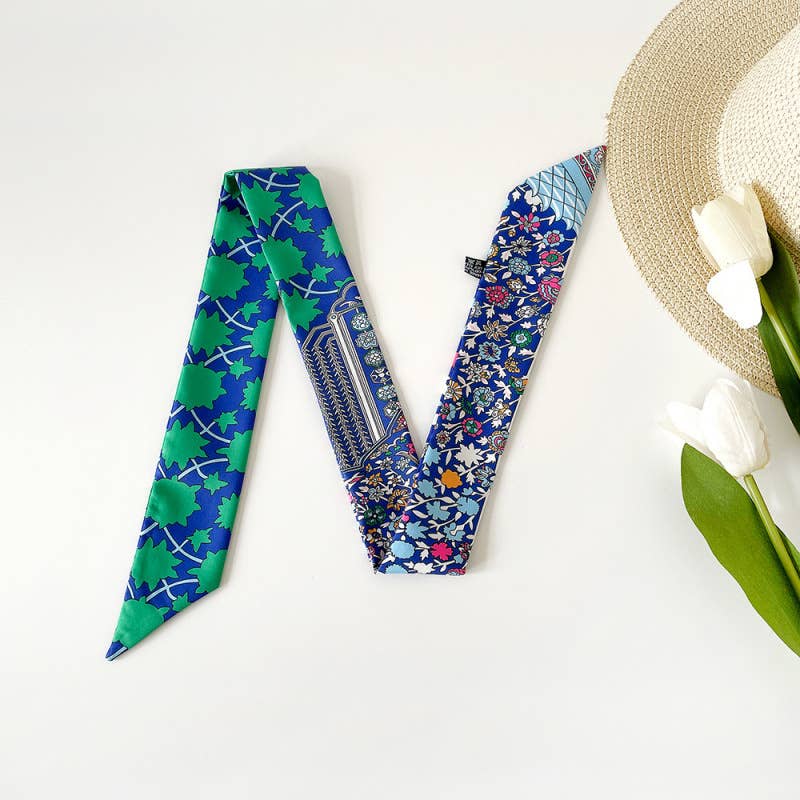 Versatile Printed Scarf Headband Fashion Accessory