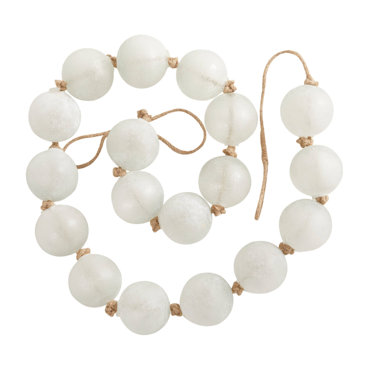 Coastal Glass Garland With Tassel