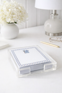 Notepad in Acrylic Holder, Card Game