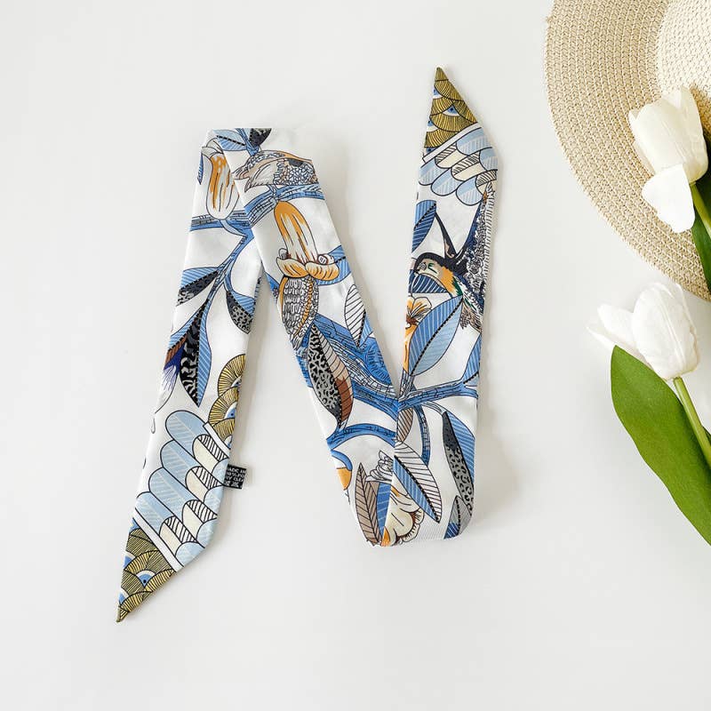 Versatile Printed Scarf Headband Fashion Accessory