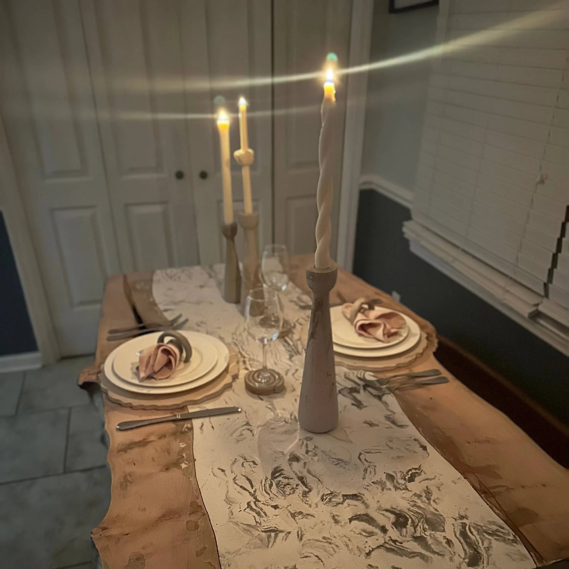 Taper Candle Holder s/3 Votives, Hurricanes & Candleholders
