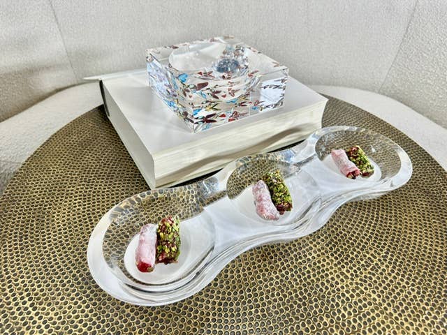 Graze Acrylic Bowl, White