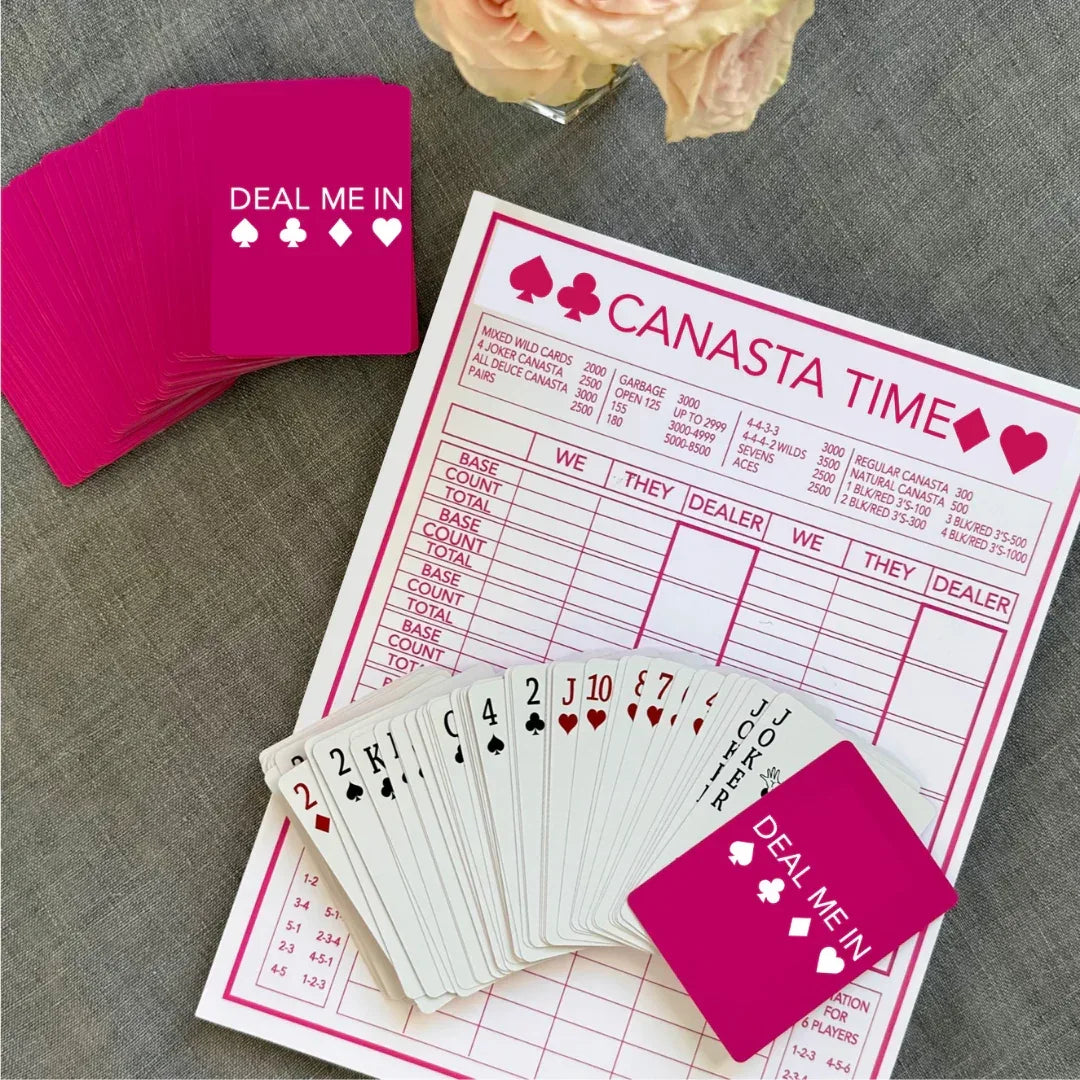 Deal Me in Canasta Time Playing Cards Games - Canasta
