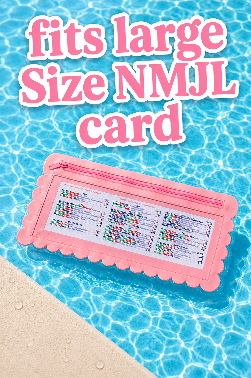 Splash-Proof Mahjong Card Holder/Pool Mahjong