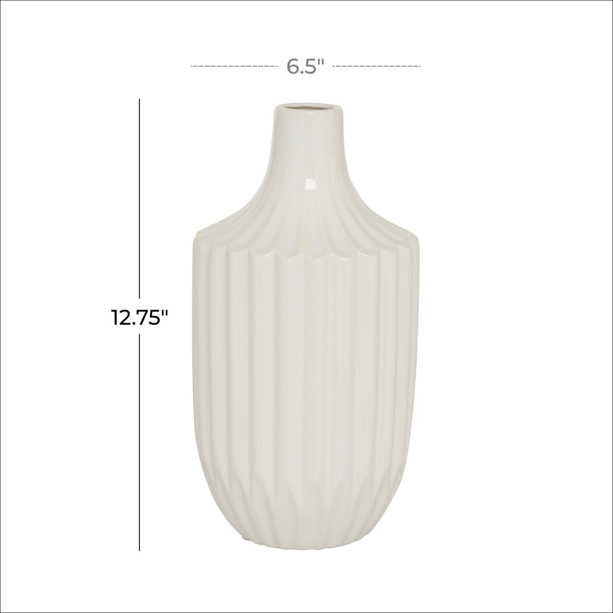Gramm White Vase