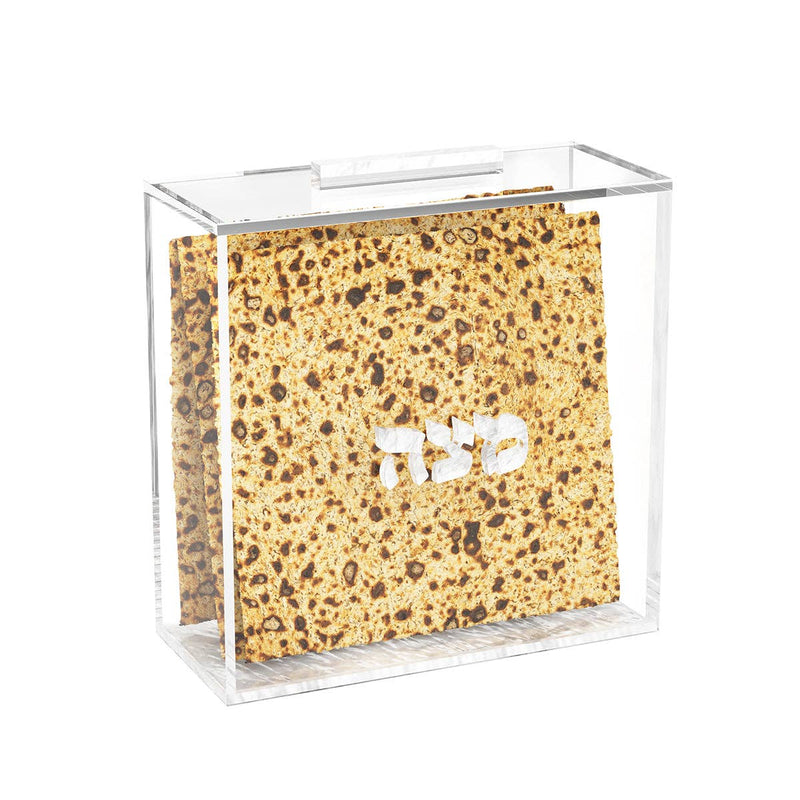 Matzah Box - White Pearl