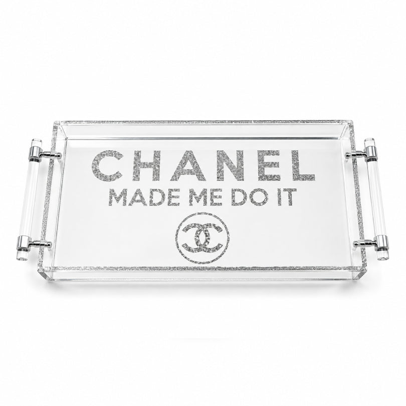 16 X 8 Luxe Acrylic Tray with Handles