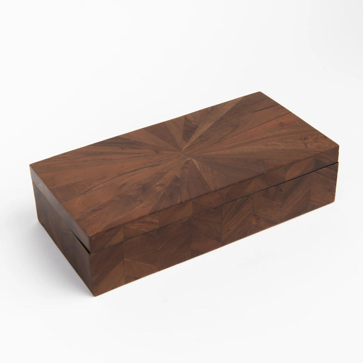 Chevron Wood Box
