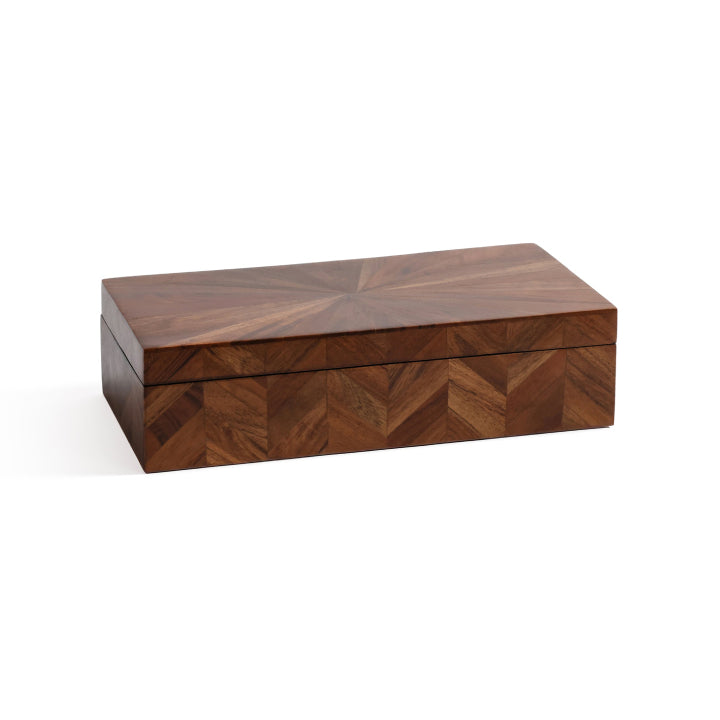 Chevron Wood Box