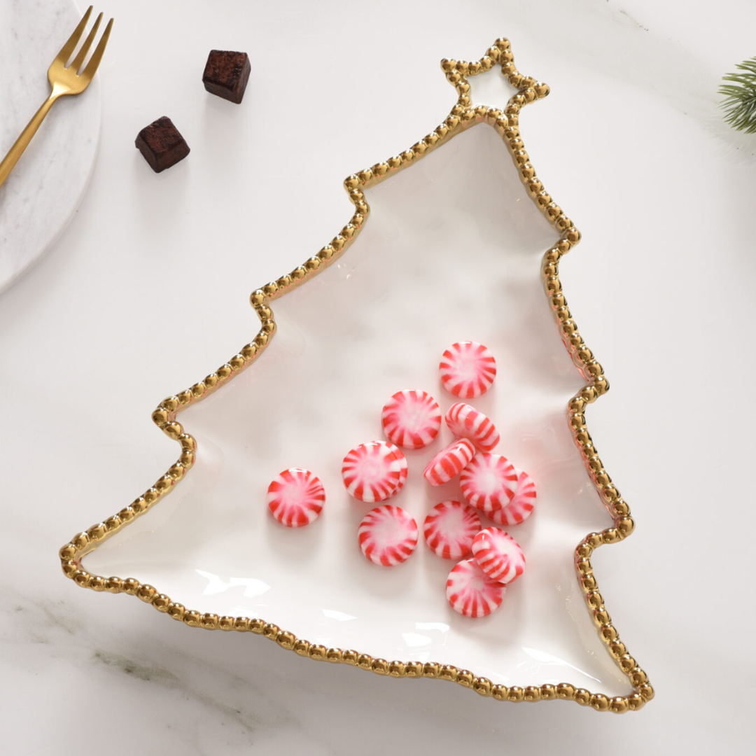 Christmas Tree Platter Serving Platters