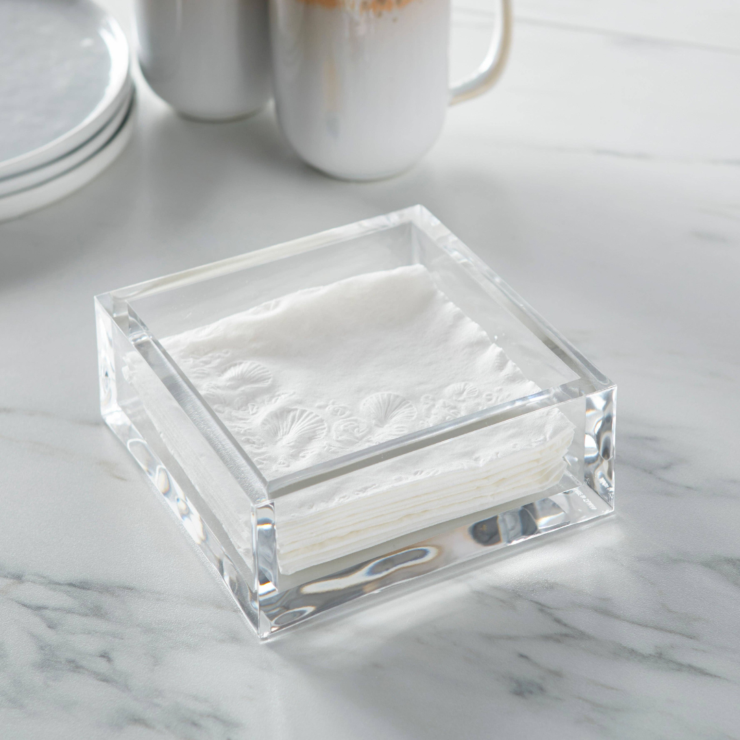 Clear Acrylic Cocktail Napkin Holder