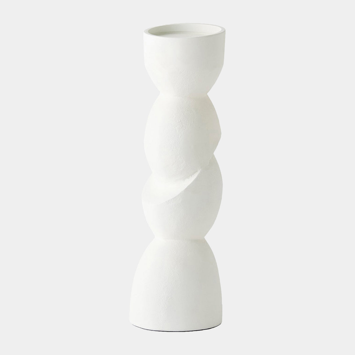 Pradier Candle Holder-White