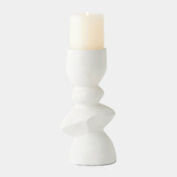 Pradier Candle Holder-White