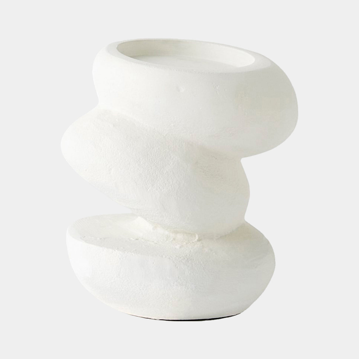 Pradier Candle Holder-White